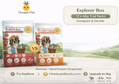 Pineapple Pets Dog Explorer Box | Select your 60g Trial Packs | Try Before 2kg Commitment
