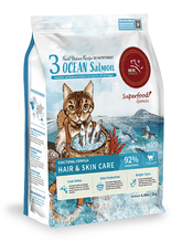 Premium Cat Food 2kg/4kg | Hair & Skin Care Formula | Salmon | RealPower