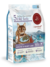 Sensitive Digestion Cat Food 2kg/4kg | Novel Protein Lake Turtle Formula | Skin & Stomach Support | RealPower