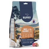 Ruffey Australian Air-Dried Dog Food | Beef & Salmon | Complete Meal, Topper & Treat | 450g/ 1kg