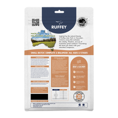 Ruffey Australian Air-Dried Dog Food | Beef & Salmon | Complete Meal, Topper & Treat | 450g/ 1kg