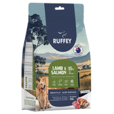 Ruffey Australian Air-Dried Dog Food | Lamb & Salmon | Complete Meal, Topper & Treat | 450g/ 1kg