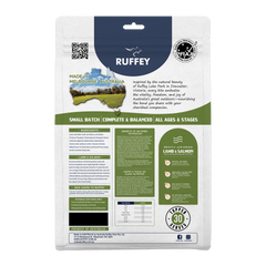 Ruffey Australian Air-Dried Dog Food | Lamb & Salmon | Complete Meal, Topper & Treat | 450g/ 1kg