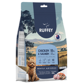Ruffey Australian Air-Dried Dog Food | Chicken & Salmon | Complete Meal, Topper & Treat | 450g/ 1kg