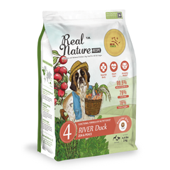 Real Nature River Duck Dry Dog Food 2kg/4kg | Novel Protein Formula | Everyday Support