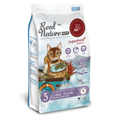 Real Nature Lake Turtle Dry Cat Food 2kg/4kg | Novel Protein | Grain-Free