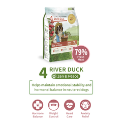 Real Nature River Duck Dry Dog Food 2kg/4kg | Novel Protein Formula | Everyday Support