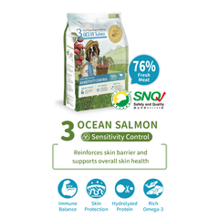 Real Nature Ocean Salmon Dog Food 2kg/4kg | Sensitive Skin & Coat Support | Rich in Omega 3 & 6